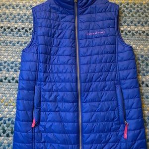 vineyard vines girls size 10-12 blue vest